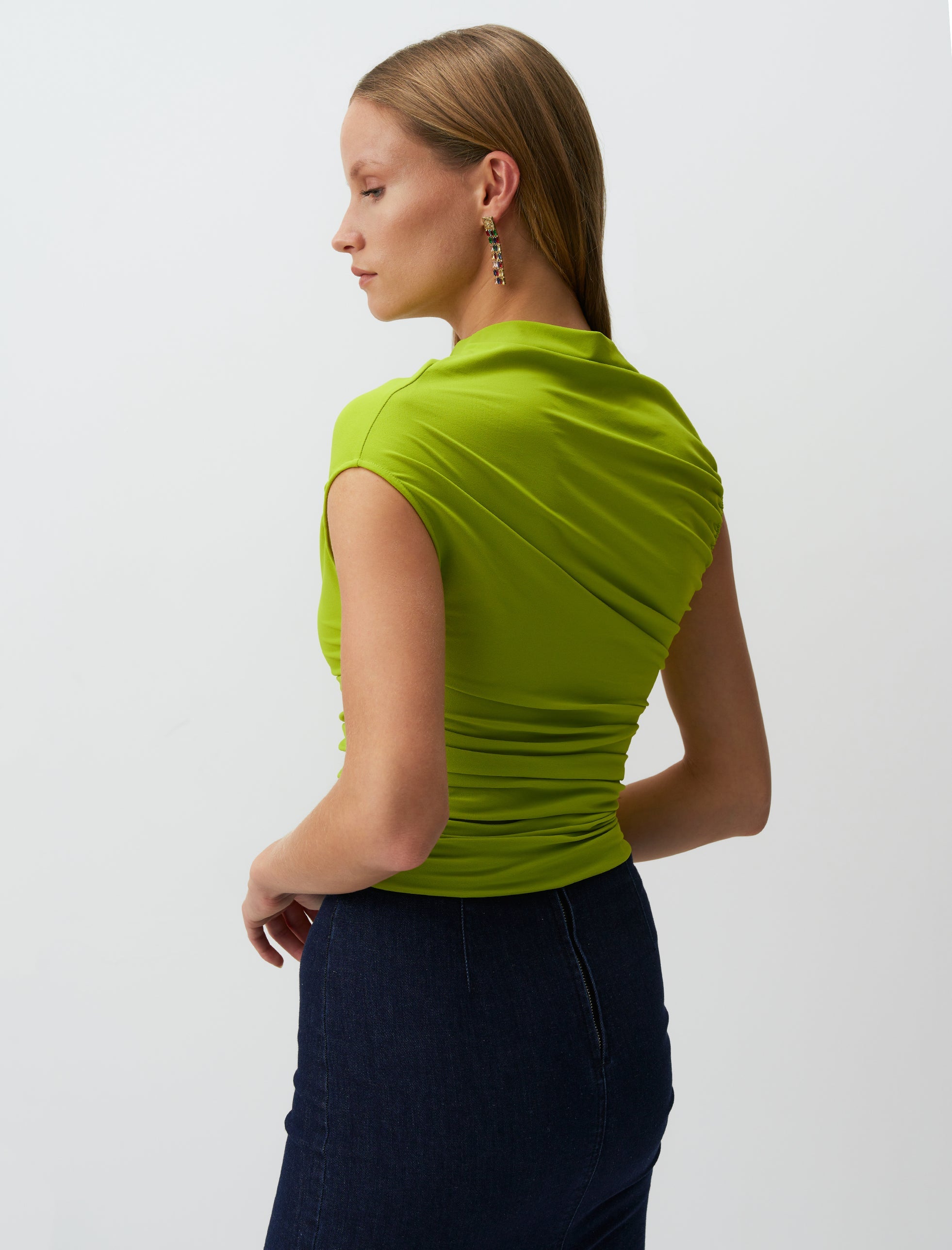 IRIS TOP NEON GREEN - ARETE READY TO WEAR