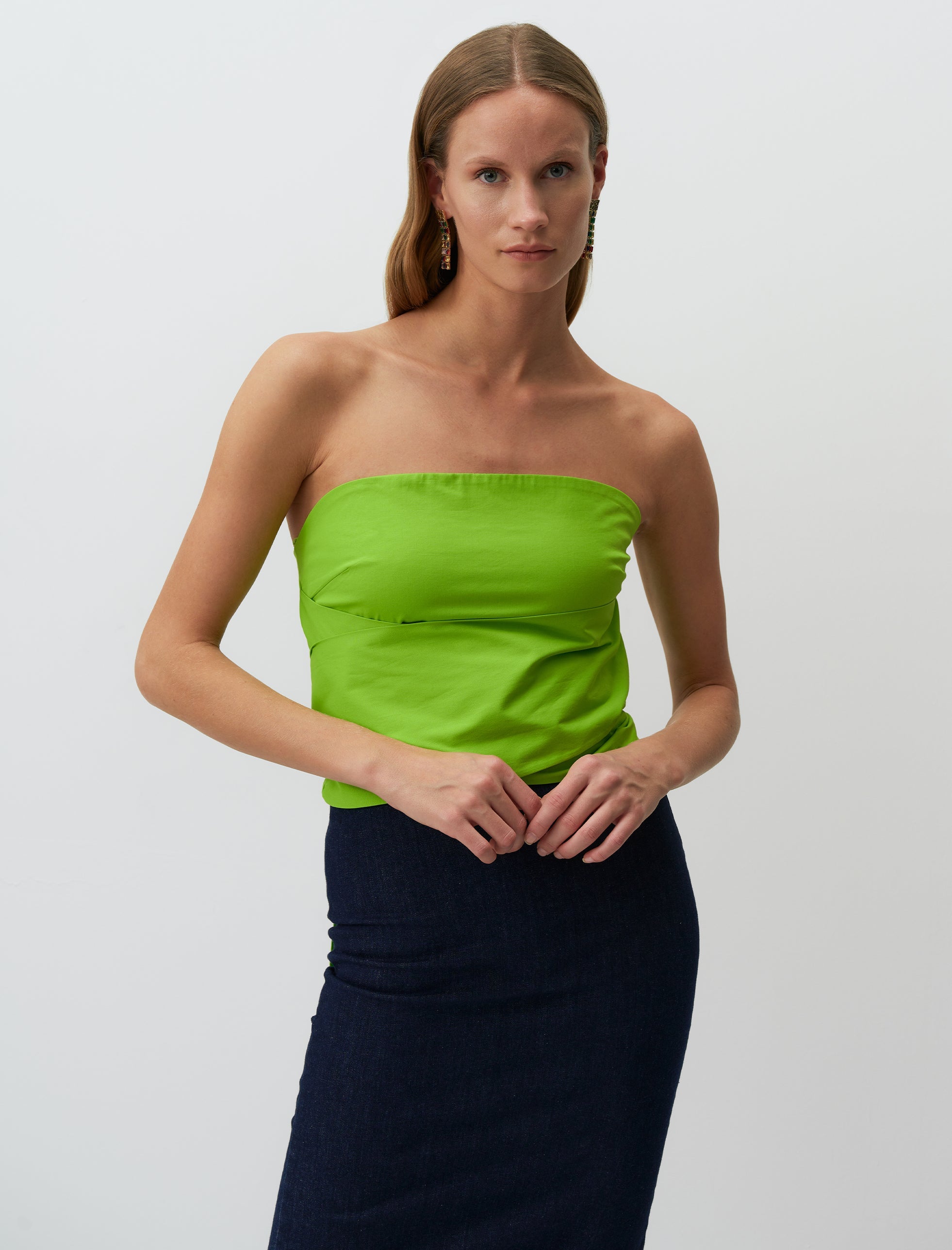 HELIOS TOP PISTACHIO - ARETE READY TO WEAR