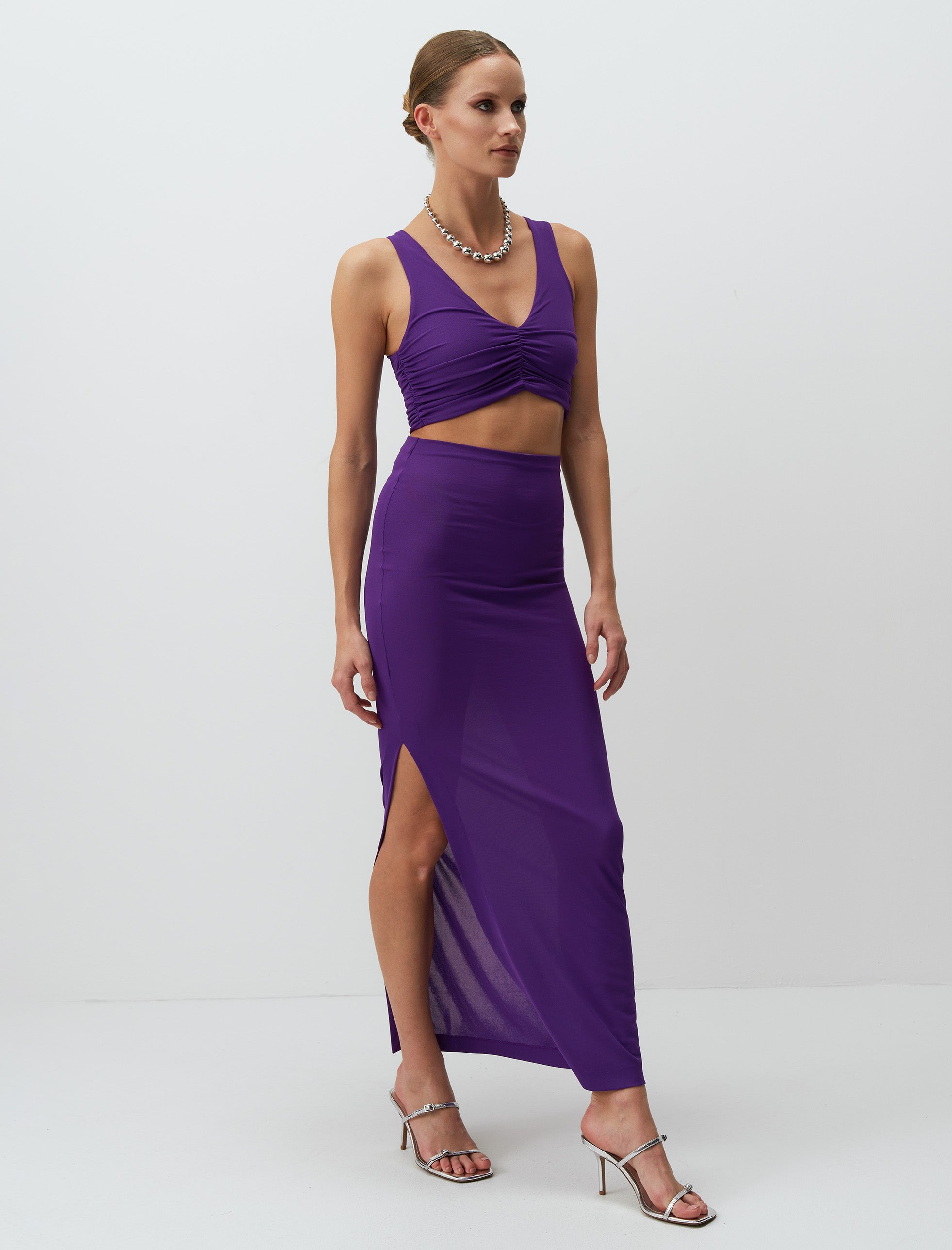 LETO TOP PURPLE - ARETE READY TO WEAR