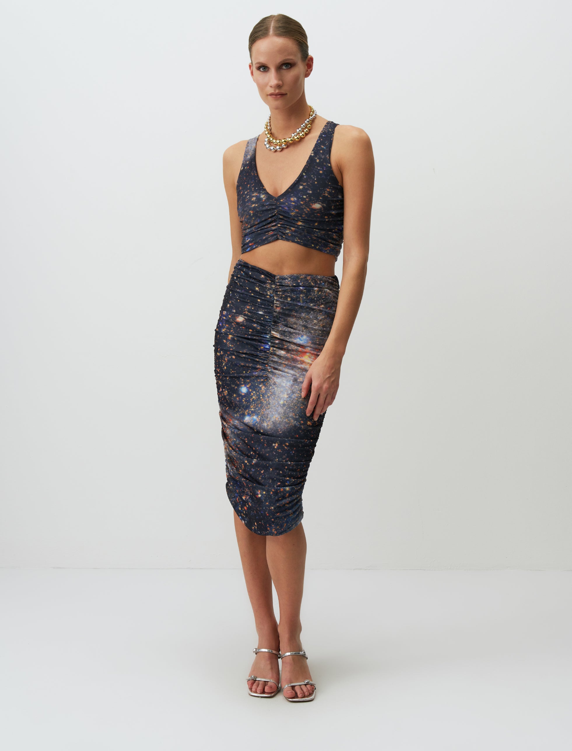 ANTIOPE SKIRT GALAXY - ARETE READY TO WEAR