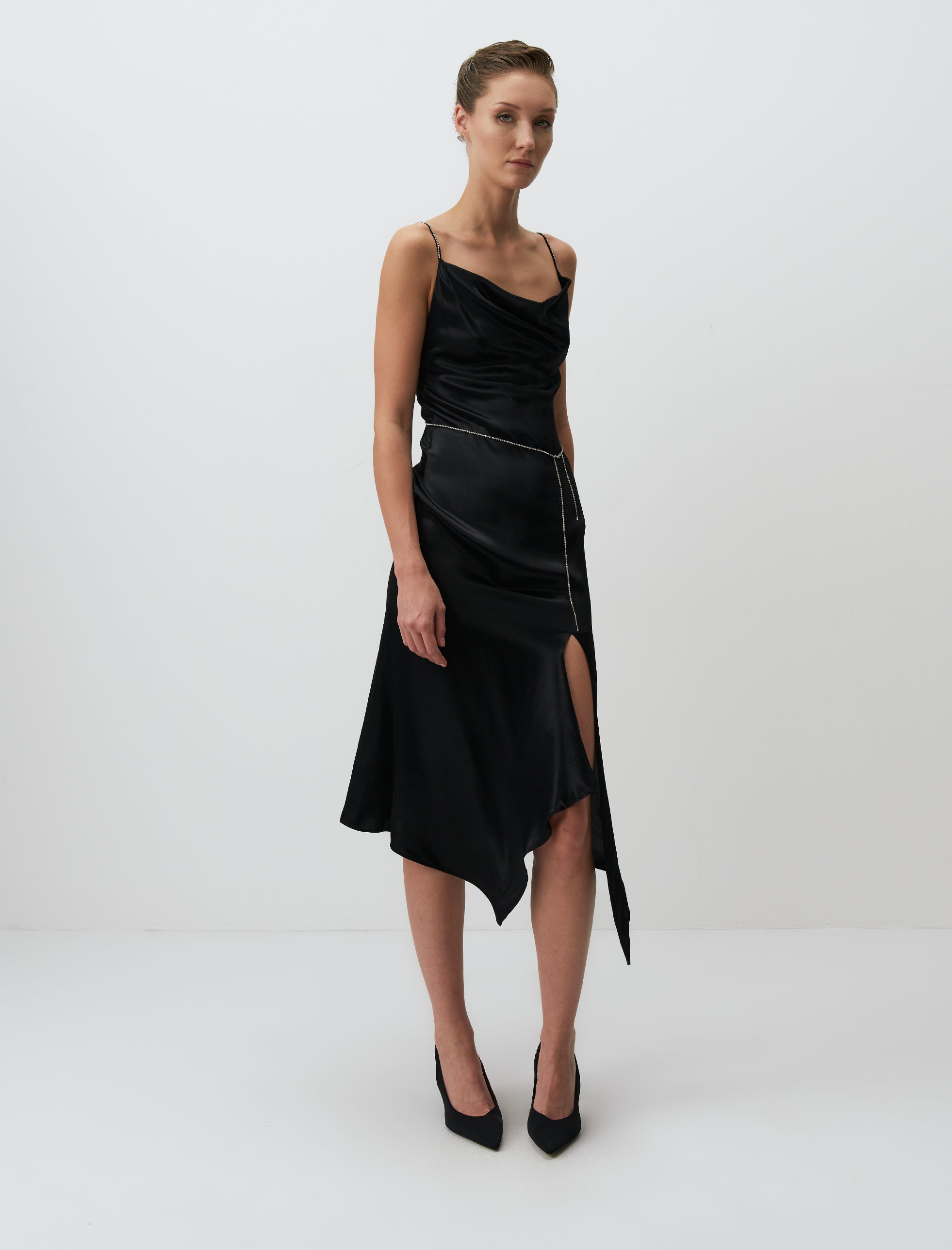 HYPNOS DRESS BLACK - ARETE READY TO WEAR