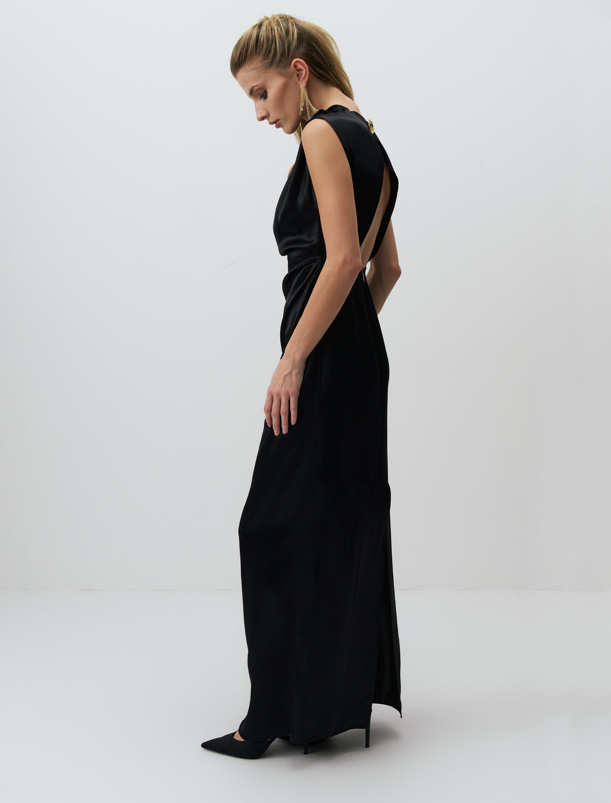 AENEAS DRESS BLACK - ARETE READY TO WEAR