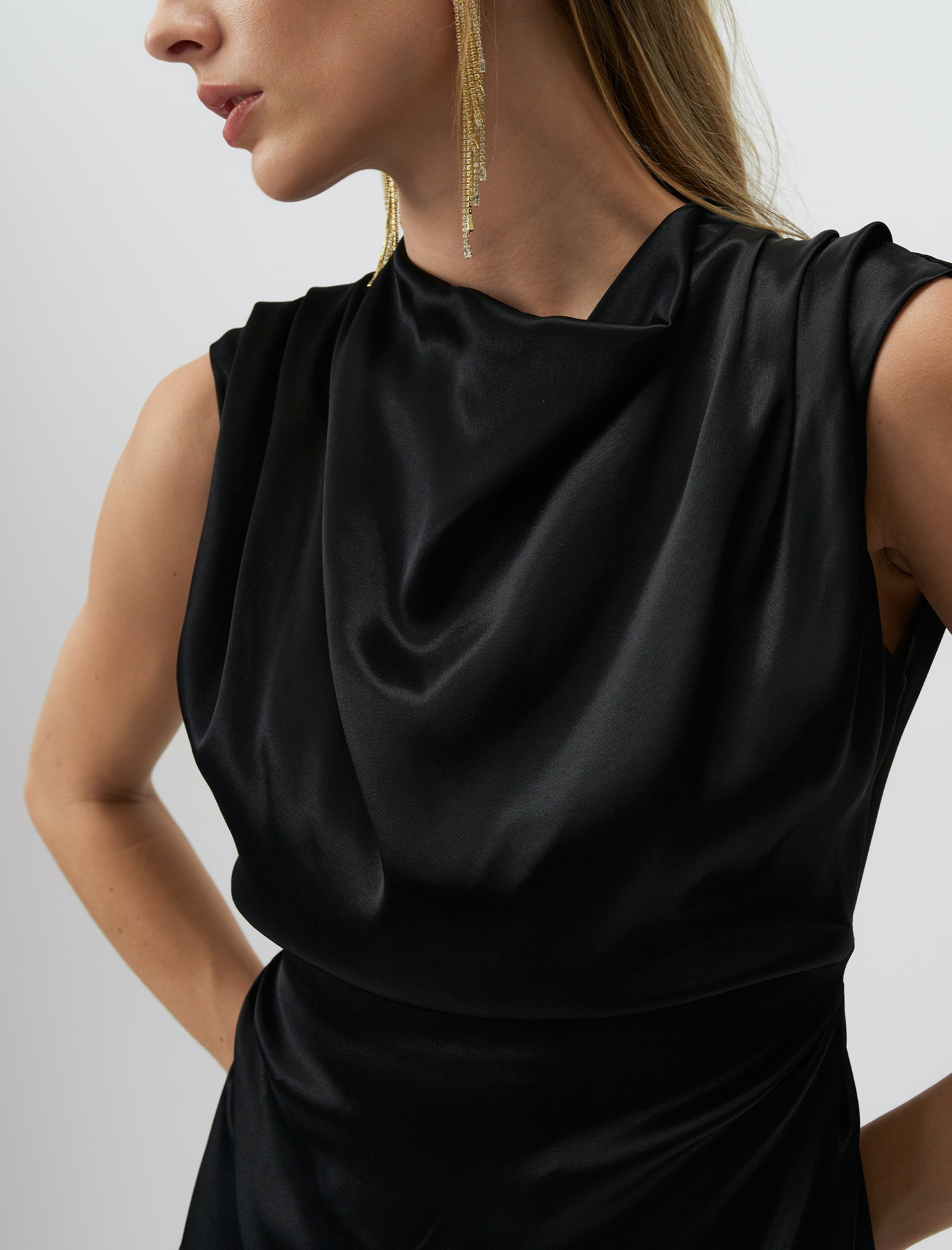 AENEAS DRESS BLACK - ARETE READY TO WEAR