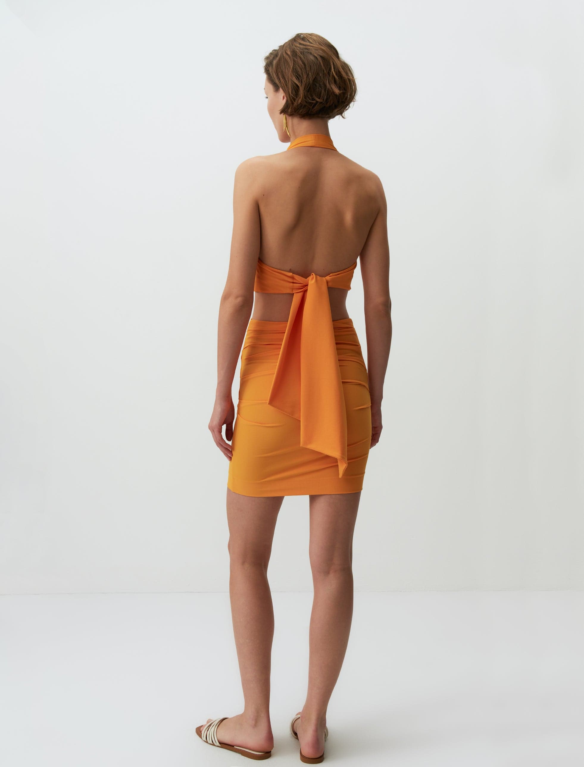 NETE TOP ORANGE - ARETE READY TO WEAR