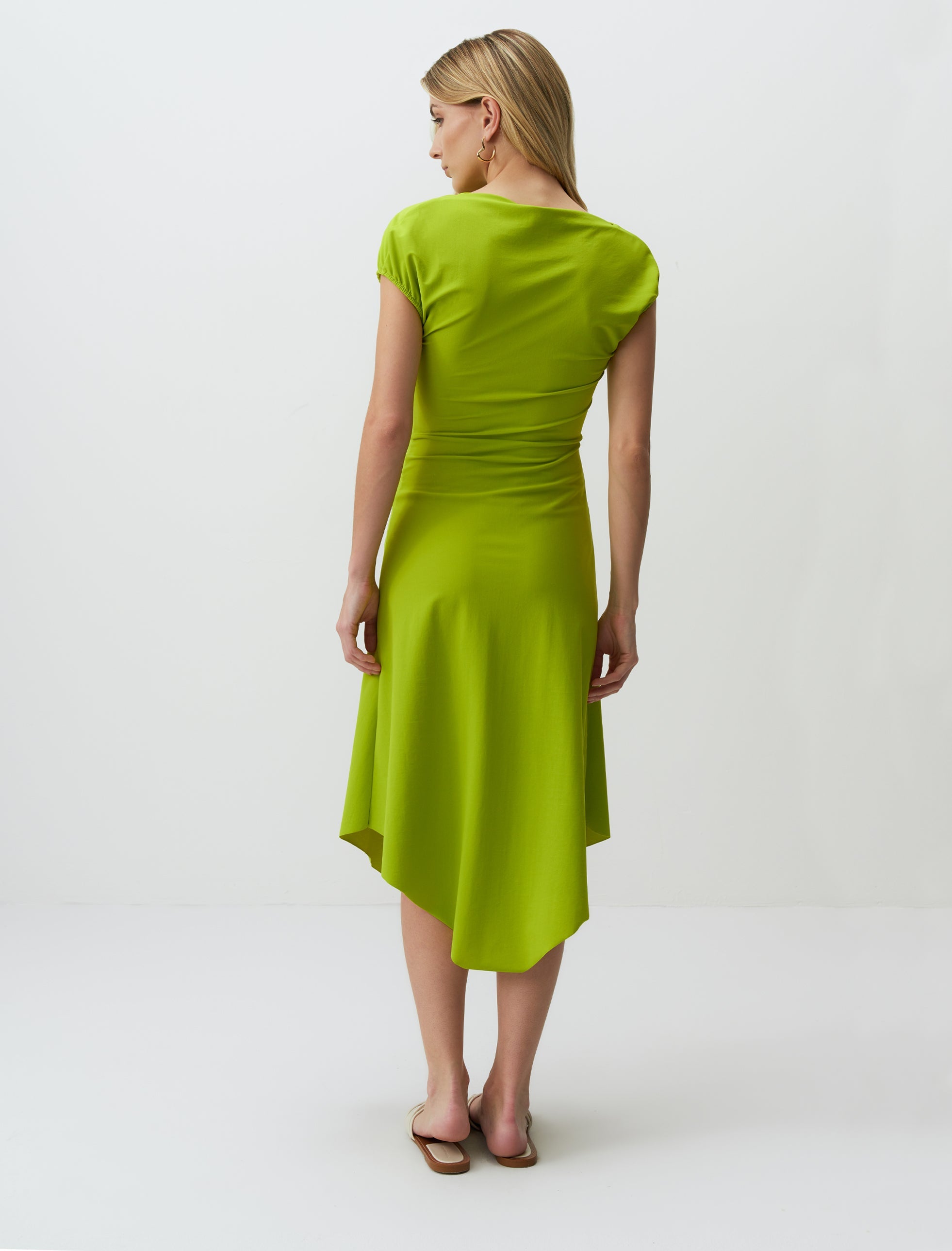 IRA DRESS NEON GREEN - ARETE READY TO WEAR